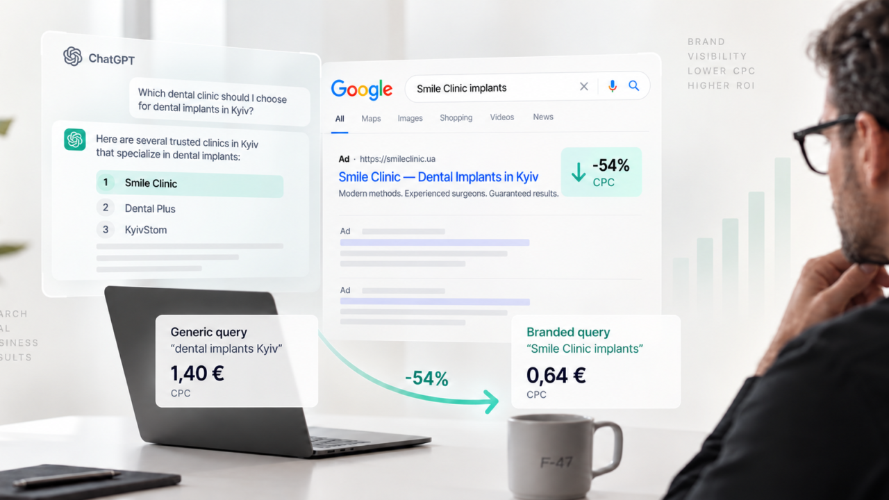 Як GEO здешевлює клік у Google Ads